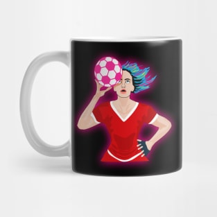 Women Football Mug